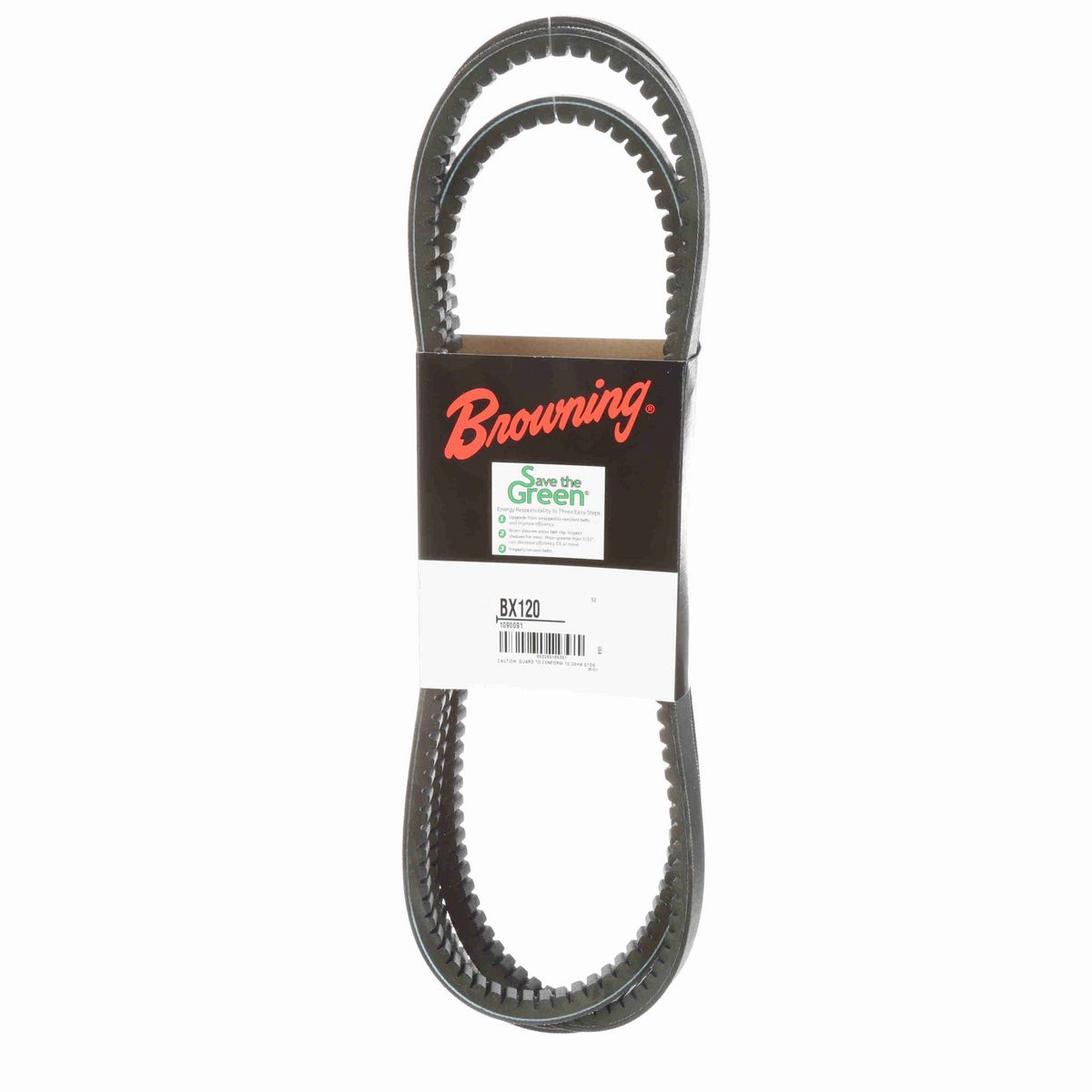 Browning EPDM Notched Belt 98% Efficient - BX120