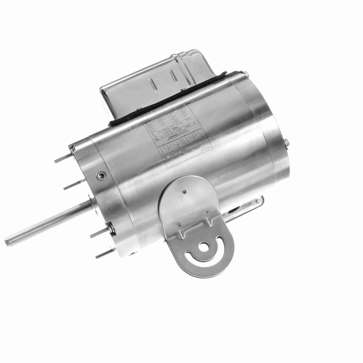 LEESON Pedestal Fan Motor, 0.50 HP, 1 Ph, 60 Hz, 115/230 V, 1200 RPM, 48YZ Frame, TEAO - 191548.00