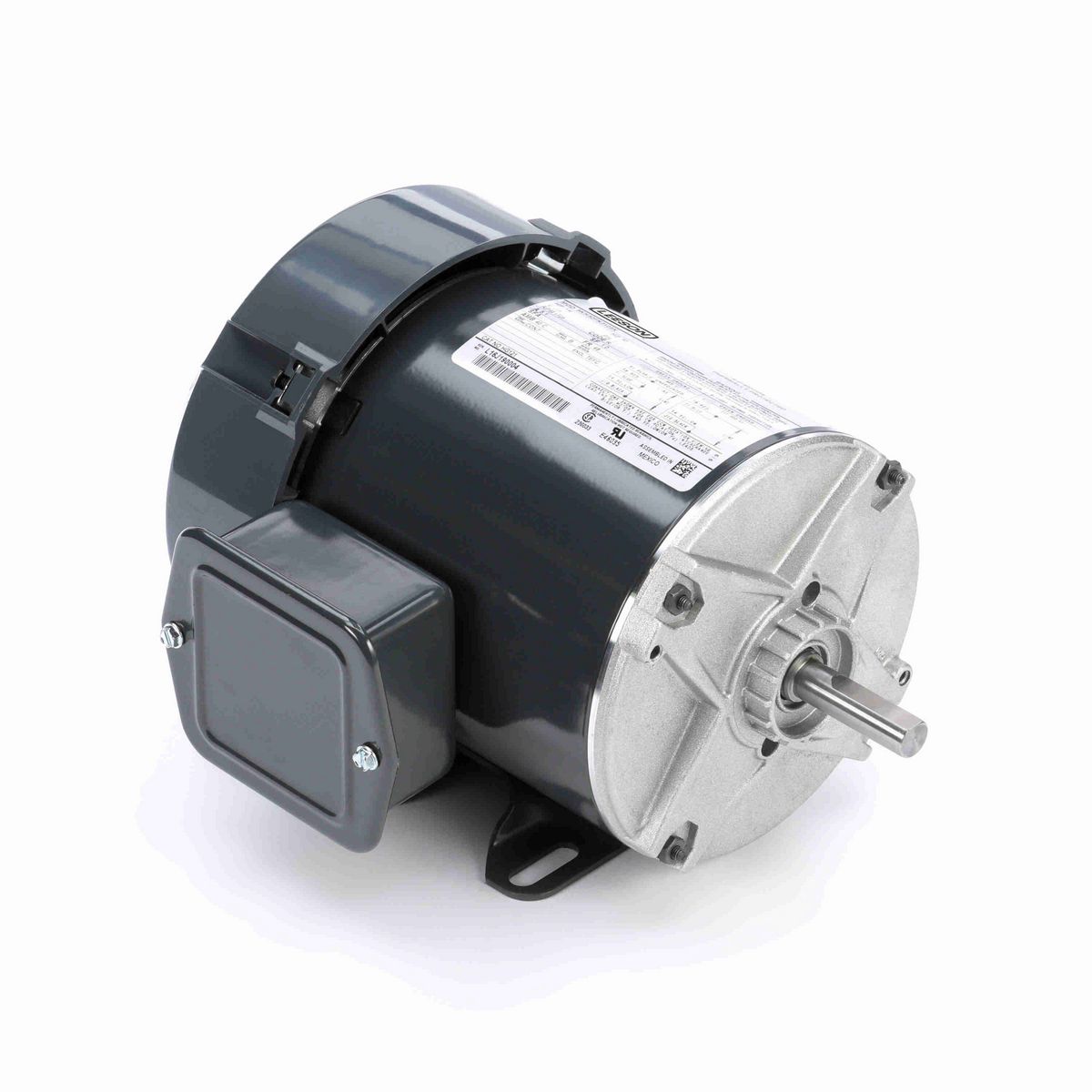 LEESON General Purpose Motor, 0.25 HP, 1 Ph, 60 Hz, 115 V, 1800 RPM, 48 Frame, TEFC - HG121