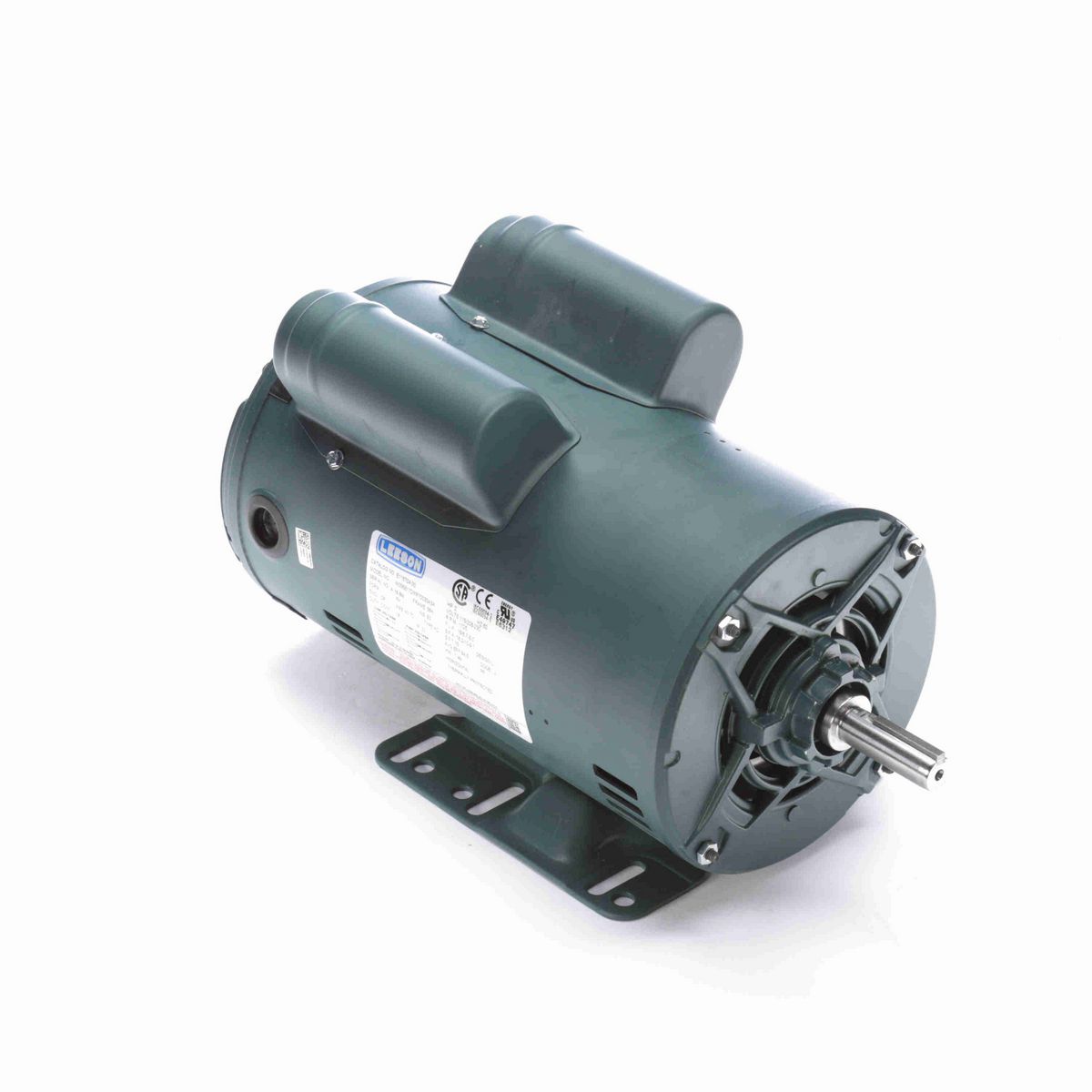 LEESON ecoSaver™ General Purpose Motor, 2 HP, 1 Ph, 60 Hz, 115/208-230 V, 1800 RPM, 56H Frame, DP - E116704.00