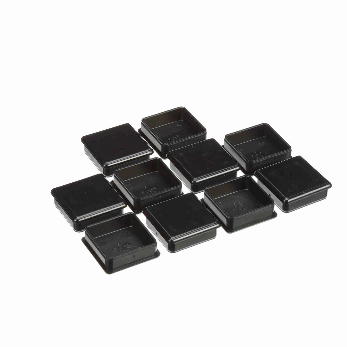 System Plast Tube Cap (Square); Series: VG-560, Thread: N/A for a 1-1/2 Sq. Tube w/ 0.120" Wall Thickness - VG-560-1.5-16