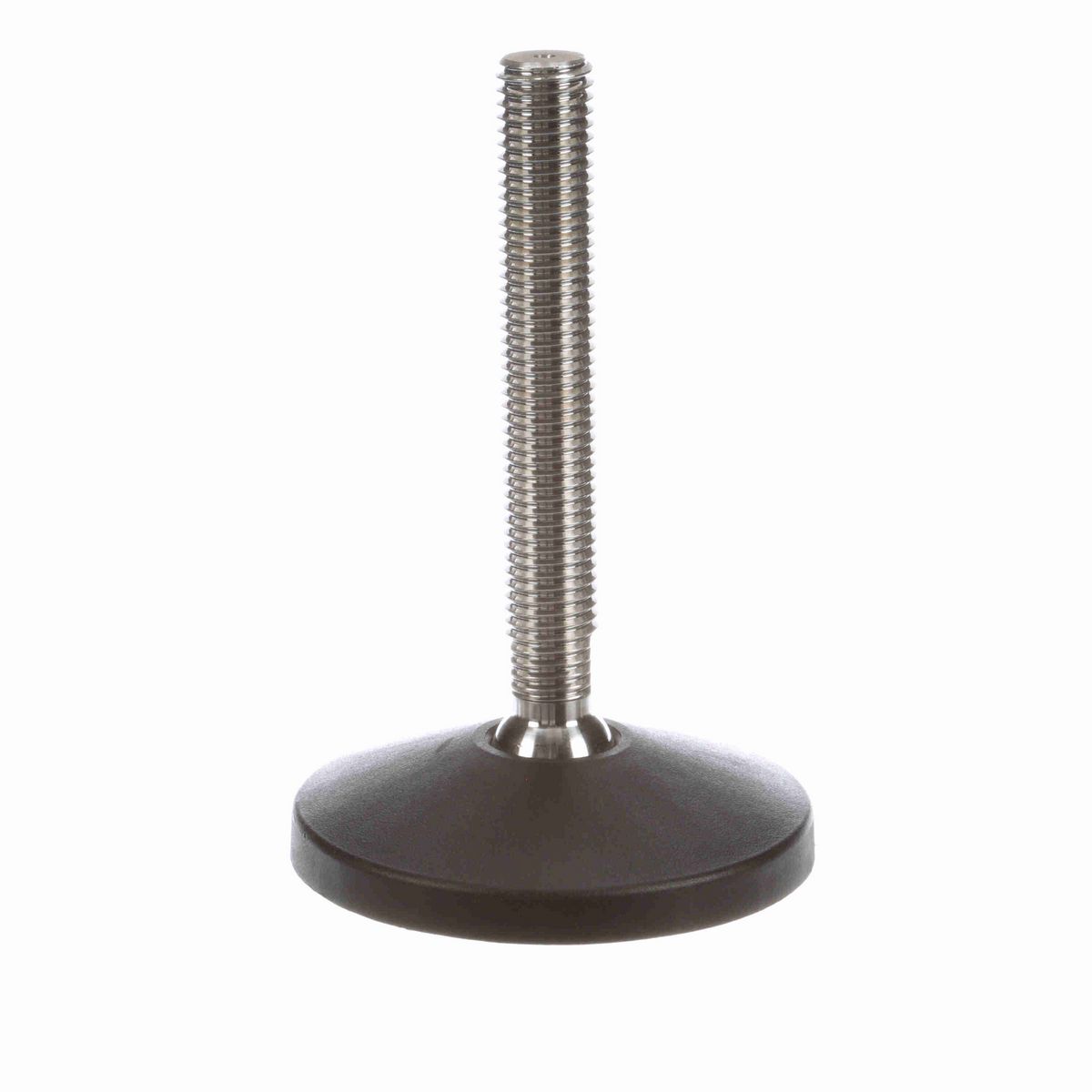 System Plast Articulating Plastic Leveler; Series: VG-511, Base Diameter: 4, Spindle Length: 4.6-in, Thread: 3/4-10 - VG-511-01-S34-L5