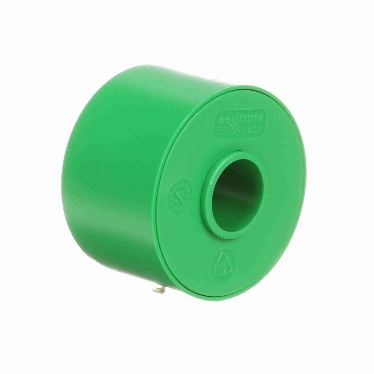 System Plast Return Roller; OD: 60-mm, Shaft Dia: 20-mm, Length: 40.5-mm, Color: Green - R-60B20ML41-PEG
