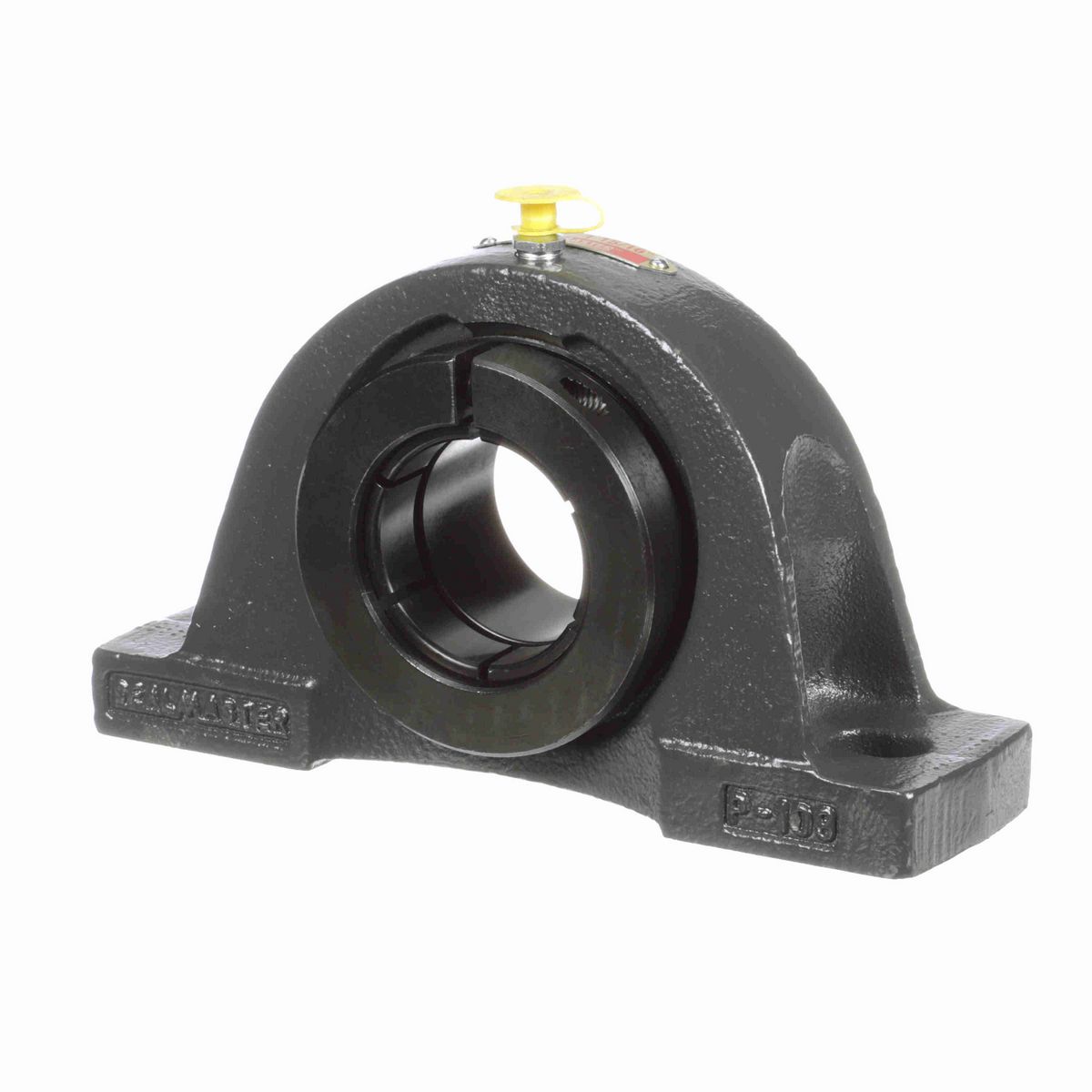 Sealmaster Mounted Cast Iron Two Bolt Pillow Block Ball Bearing - 52100 Bearing Steel, Black Oxided - Concentric Lock - NP-31T