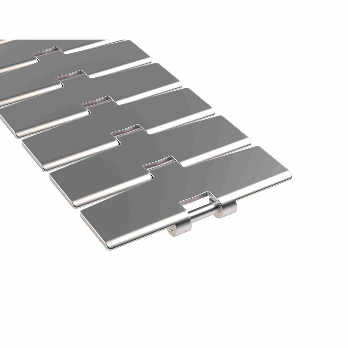 Rexnord 881B Side-flexing Solid Top, Material: Austenitic Stainless Steel, Width: 4.5in, Pitch: 1.5in - 765.32.42