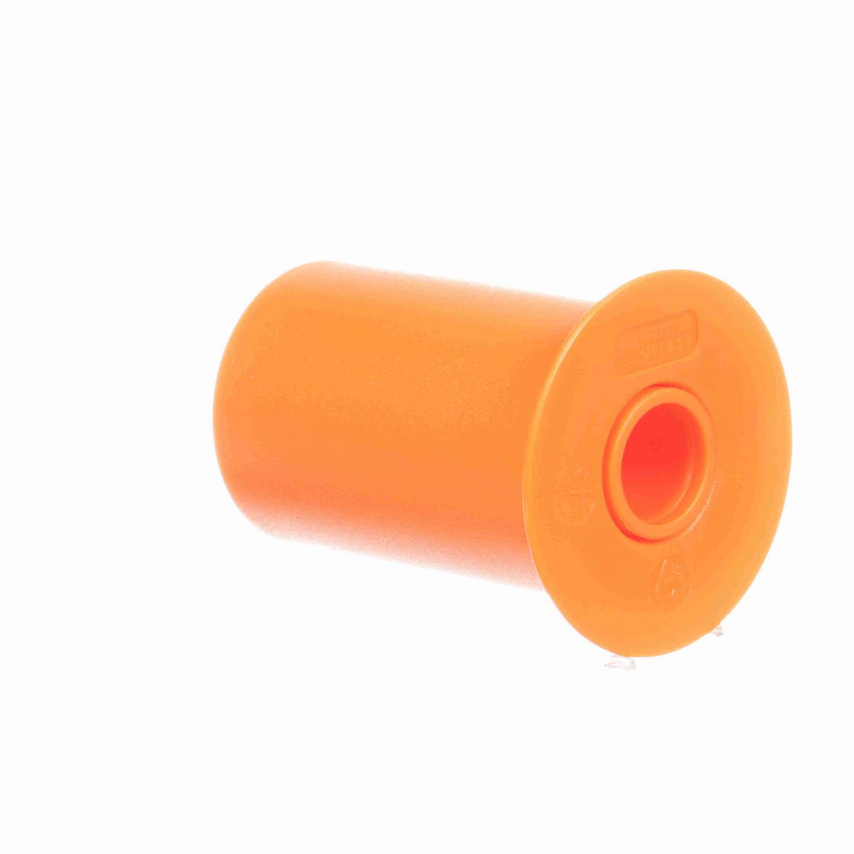 System Plast Flanged Return Roller; OD: 1.97-in, Shaft Dia: 0.75-in, Length: 3.15-in, Color: Orange - RF3-75-50