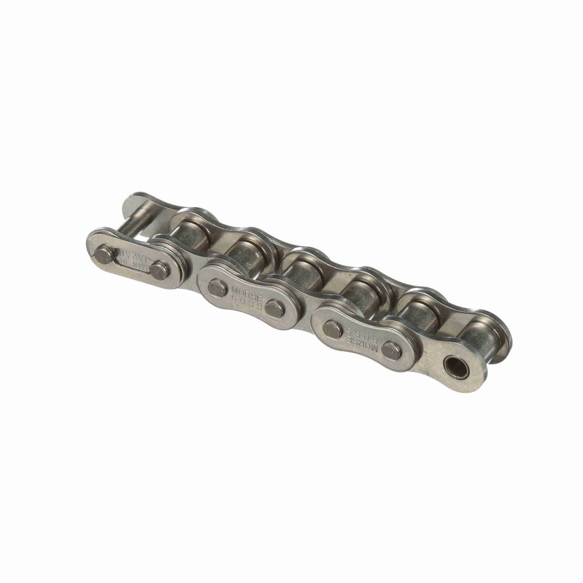Morse Stainless Steel Riveted Roller Chain - 60SS R 10FT