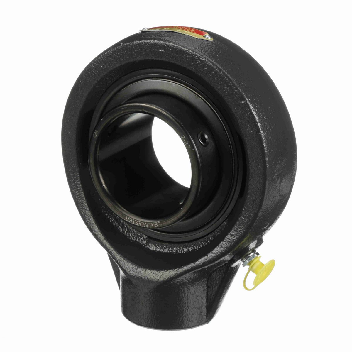Sealmaster Mounted Cast Iron Hanger Unit Ball Bearing - 52100 Bearing Steel, Black Oxided - Setscrew Lock - SEHB-39