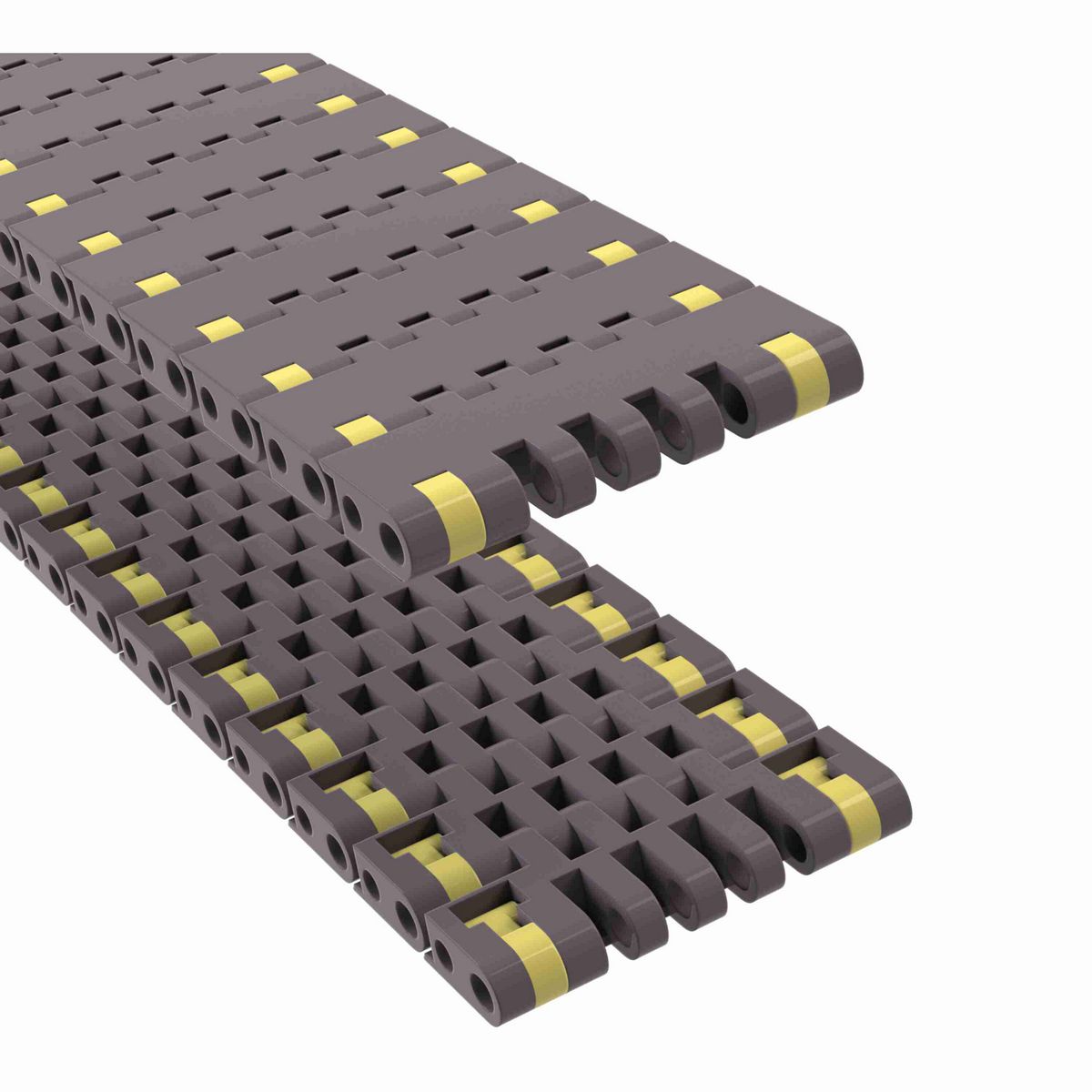 Rexnord 8505 Straight Running Solid Top, Material: Brown High Performance, Width: 2.33in, Pitch: 0.75in - 81419371