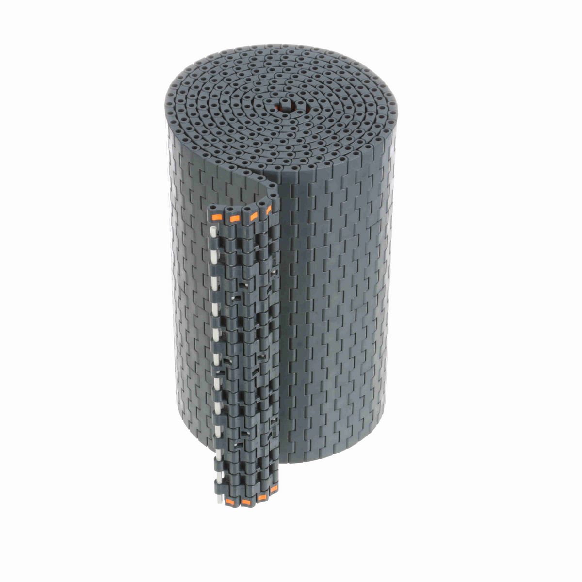 System Plast 2121FT Straight Running Solid Top, Material: NG evo (Gray Blue), Width: 12in, Pitch: 0.5in - NGE2121FT-K1200