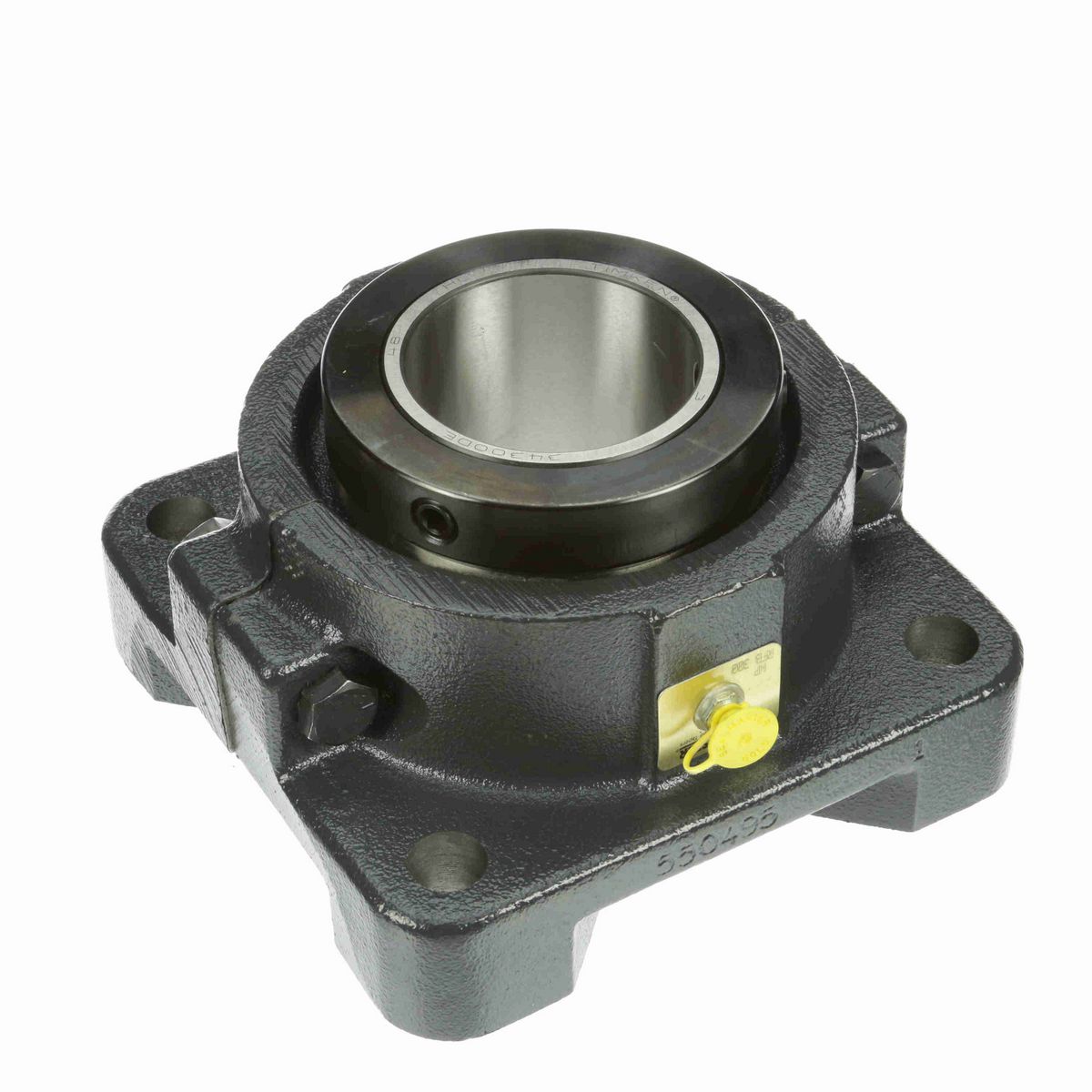 Sealmaster Mounted Cast Iron Four Bolt Flange Tapered Roller - 52100 Bearing Steel - Double Collar Mount Lock - RFB 300