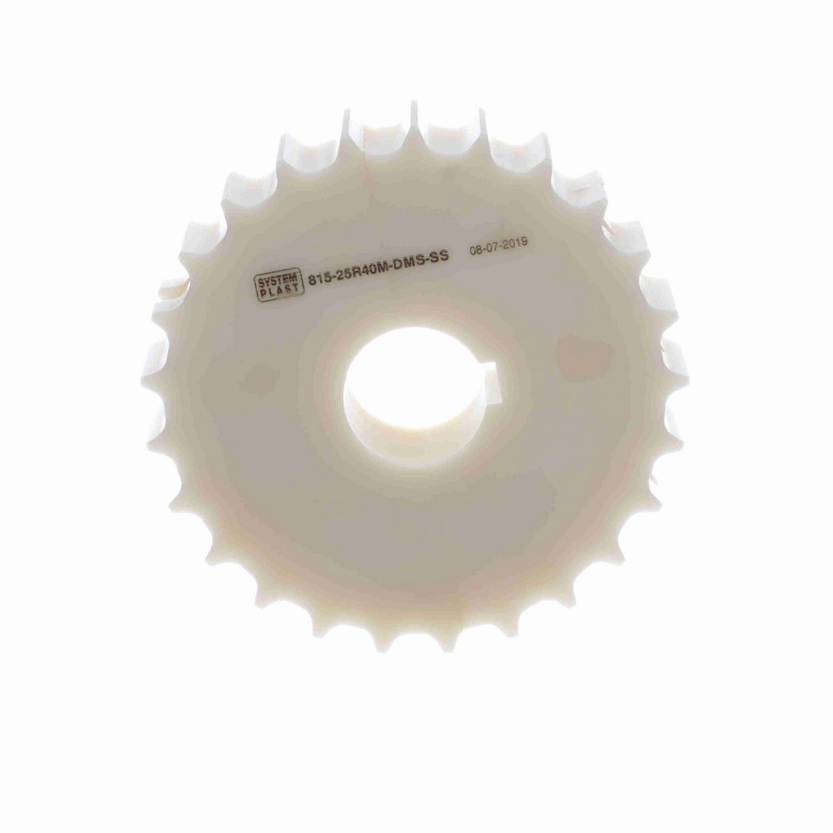 System Plast 815 Series Split Machined Sprocket with 25 Teeth and a 40mm Round Shaft-Ready Bore - 815-25R40M-DMS
