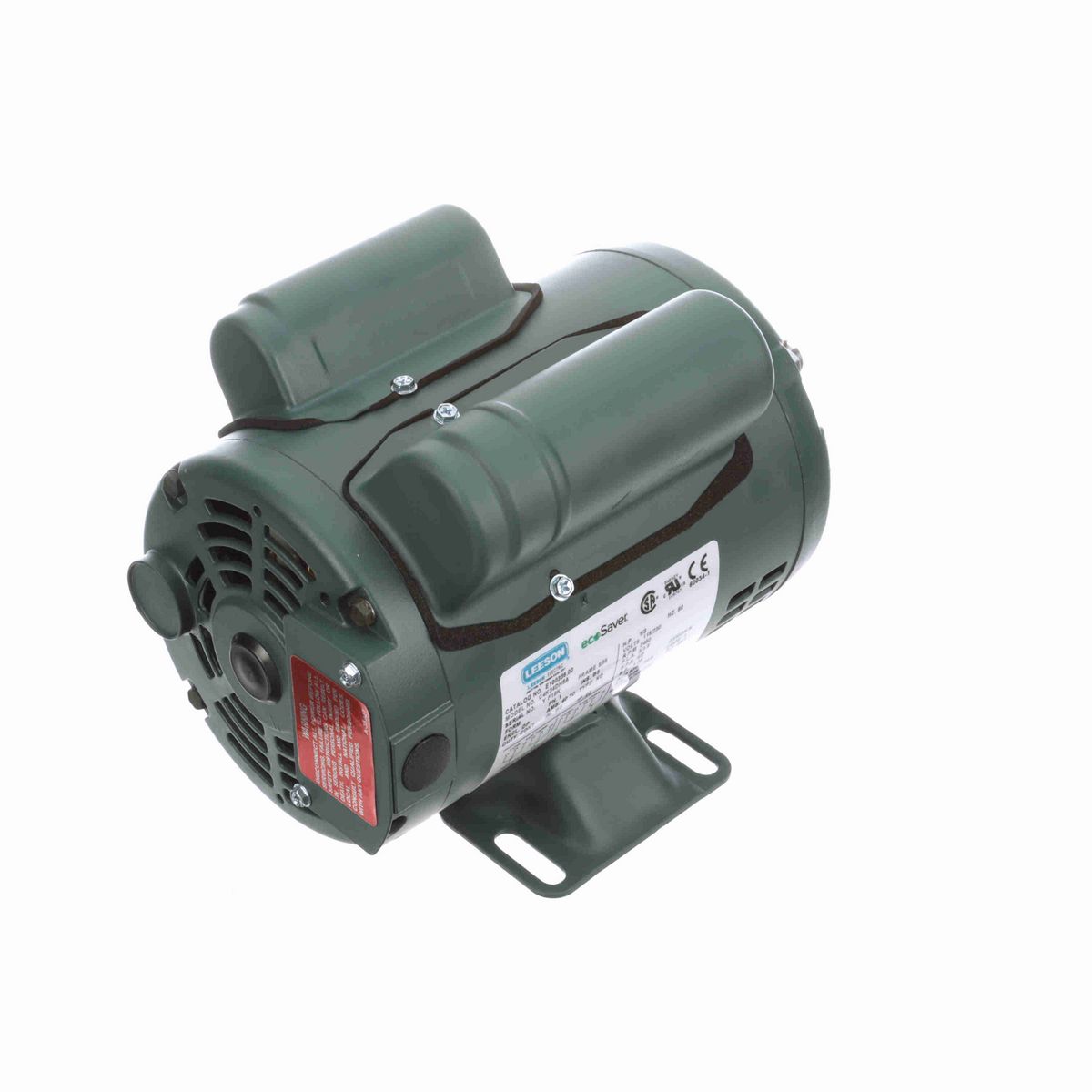 LEESON ecoSaver™ General Purpose Motor, 0.33 HP, 1 Ph, 60 Hz, 115/230 V, 3600 RPM, S56 Frame, DP - E100336.00