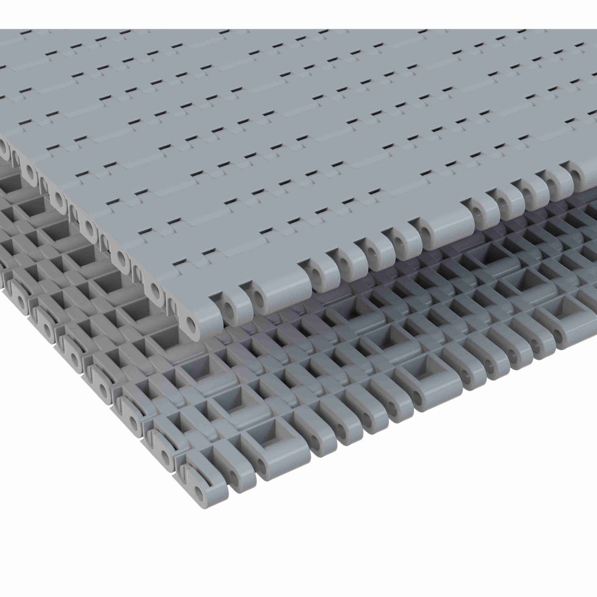 Rexnord 7705 Straight Running Solid Top, Material: Silver Platinum Series™ X, Width: 24in, Pitch: 1in - 10295400