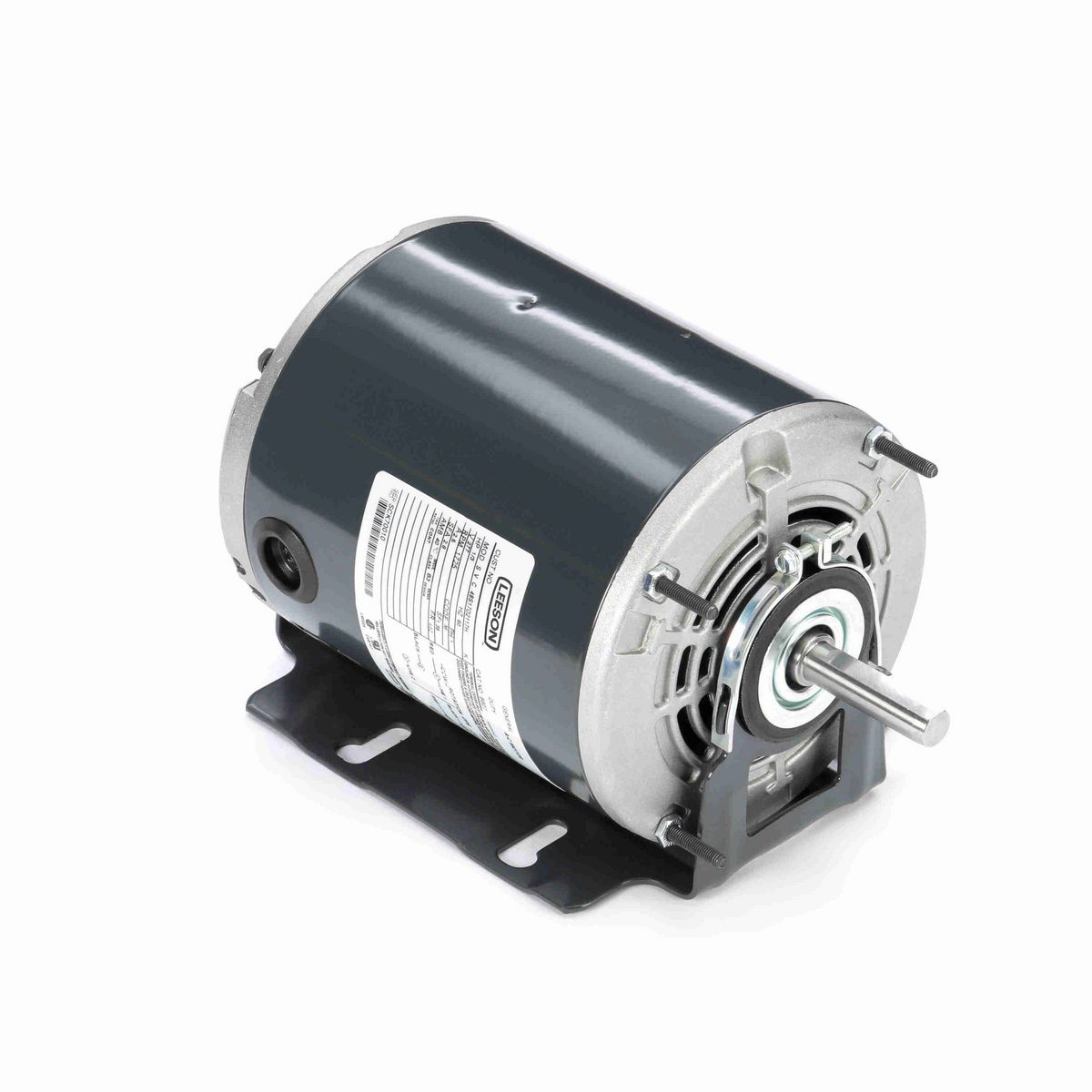 LEESON Fan and Blower Motor, 0.33 HP, 1 Ph, 60 Hz, 115 V, 1800 RPM, 48Y Frame, DP - B304