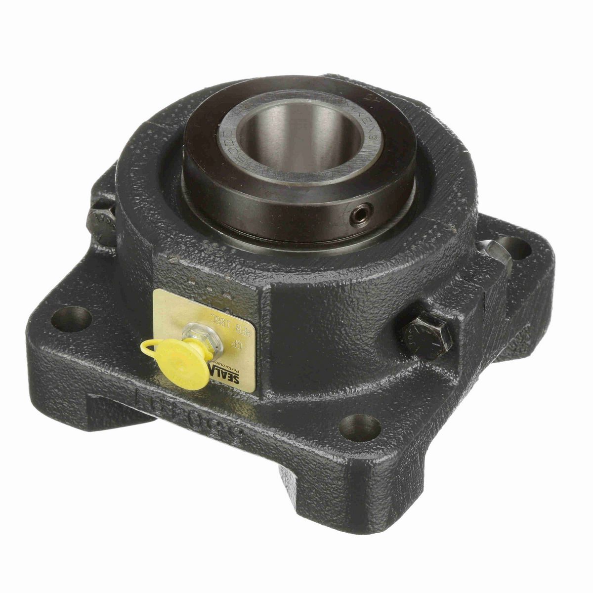 Sealmaster Mounted Cast Iron Four Bolt Flange Tapered Roller - 52100 Bearing Steel - Double Collar Mount Lock - RFB 108C