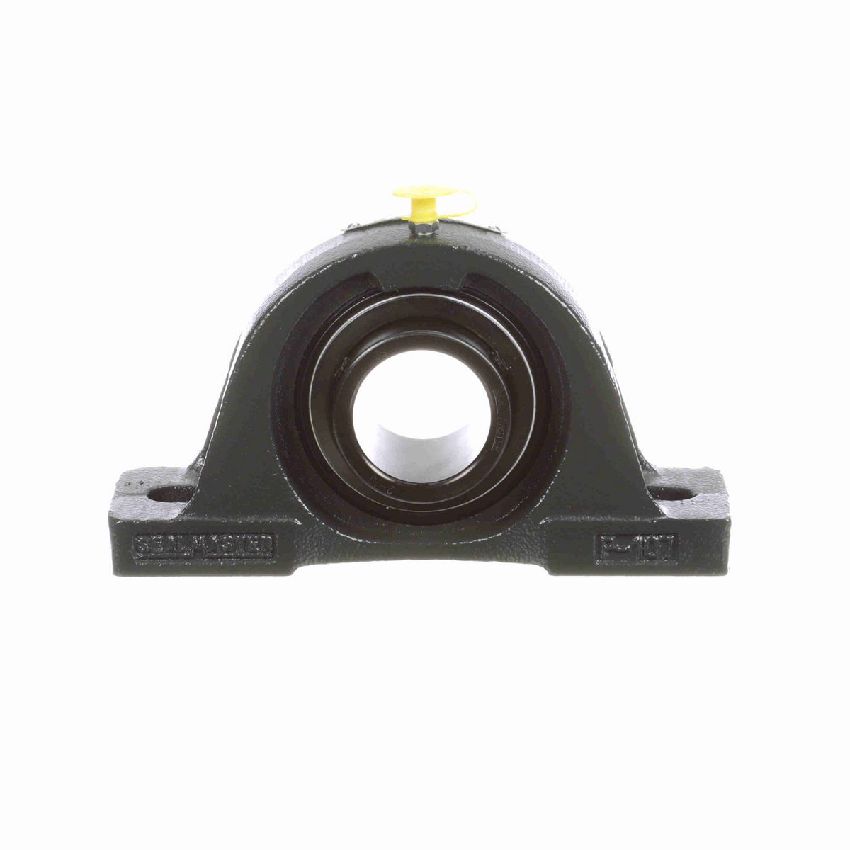 Sealmaster Mounted Cast Iron Two Bolt Pillow Block Ball Bearing - 52100 Bearing Steel, Black Oxided - Setscrew Lock - NP-25