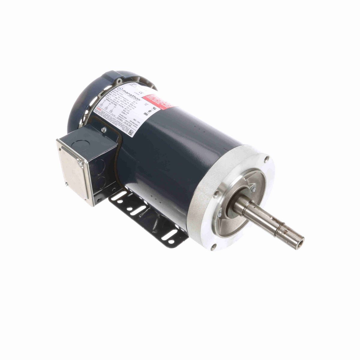 LEESON Close-Coupled Pump Motor, 2 HP, 3 Ph, 60 Hz, 575 V, 1800 RPM, 145JM Frame, TEFC - GT3207