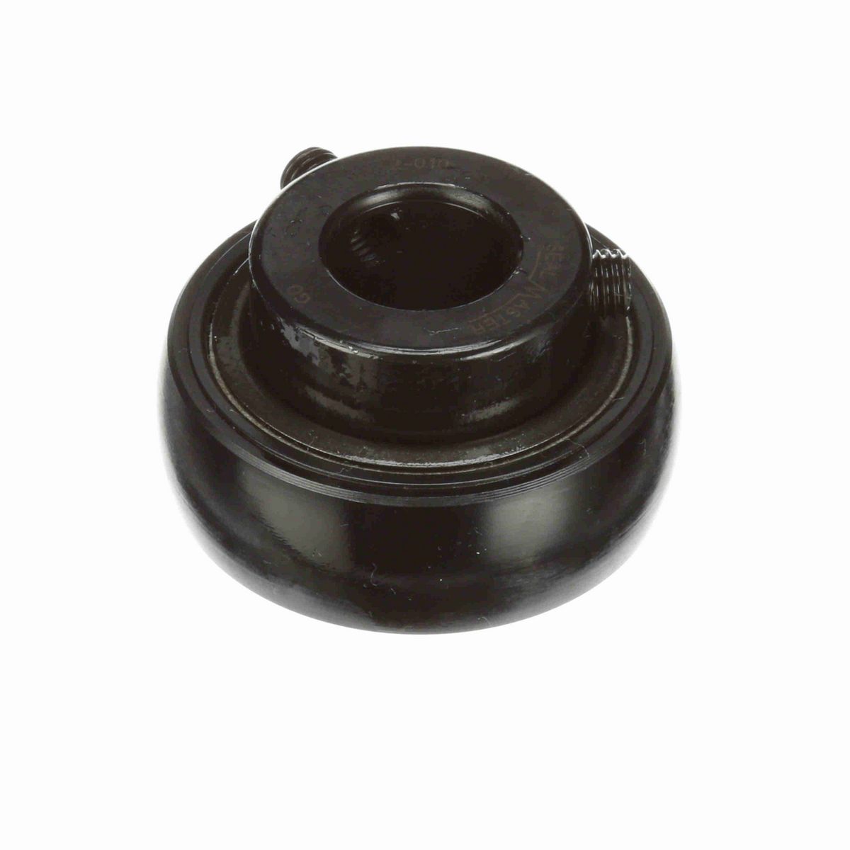 Sealmaster Mounted Insert Only Ball Bearing - 52100 Bearing Steel, Black Oxided - Setscrew Lock - 2-010