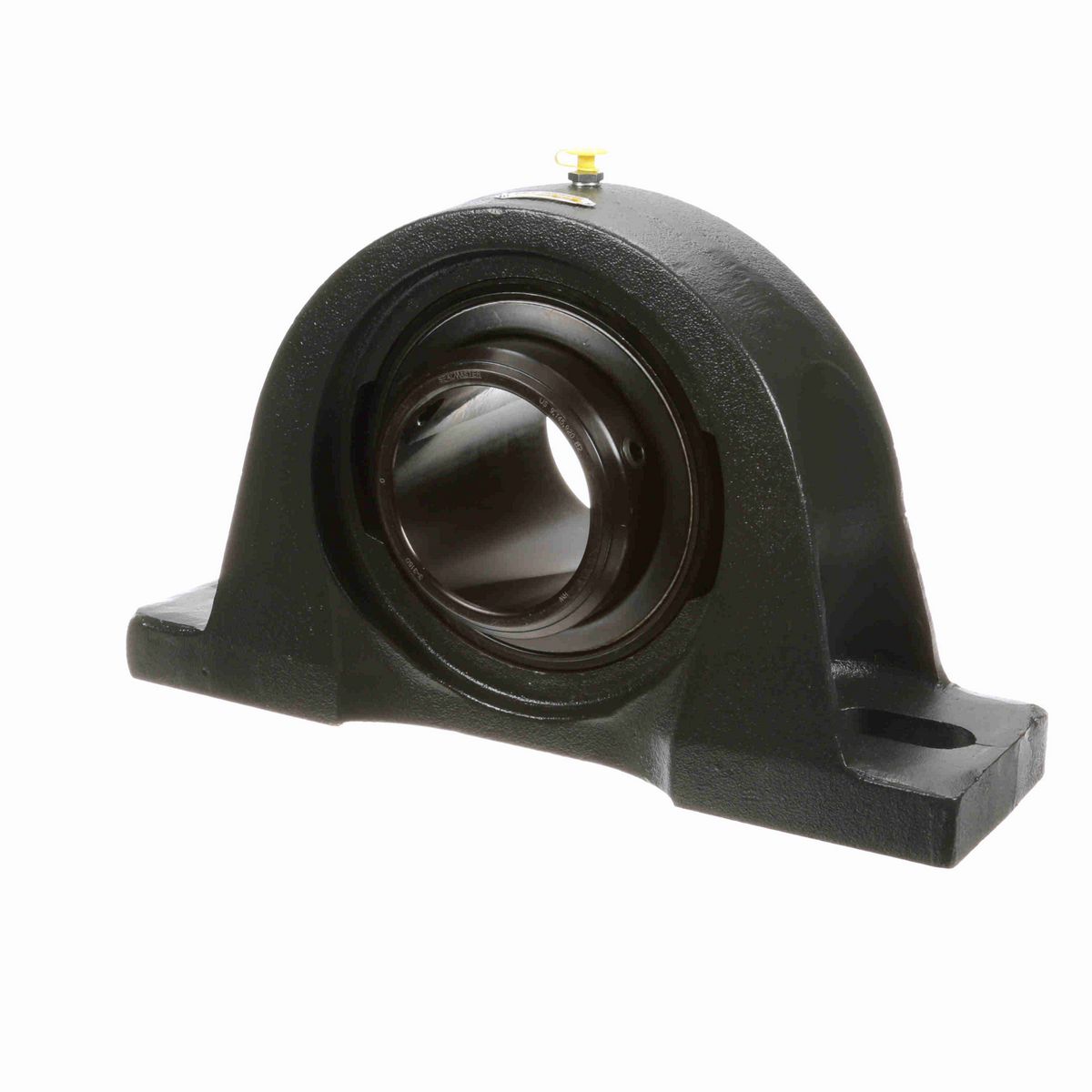 Sealmaster Mounted Cast Iron Two Bolt Pillow Block Ball Bearing - 52100 Bearing Steel, Black Oxided - Double Setscrew Lock - Air Handling Housing Fit, Noise Tested - MPD-63 CXU