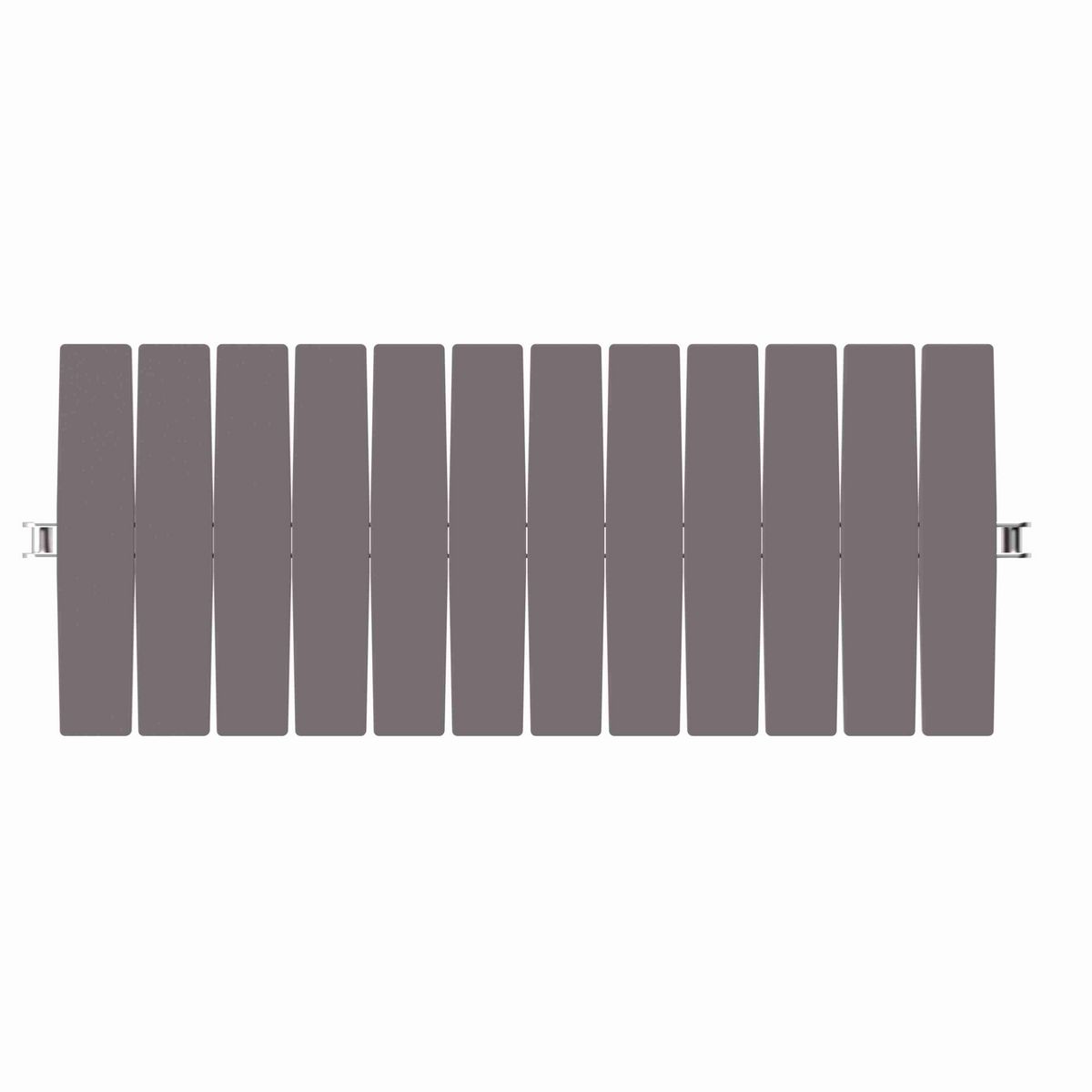 Rexnord 1873TAB Side-flexing Solid Top, Material: Brown High Performance, Width: 7.5in, Pitch: 1.5in - 81414074