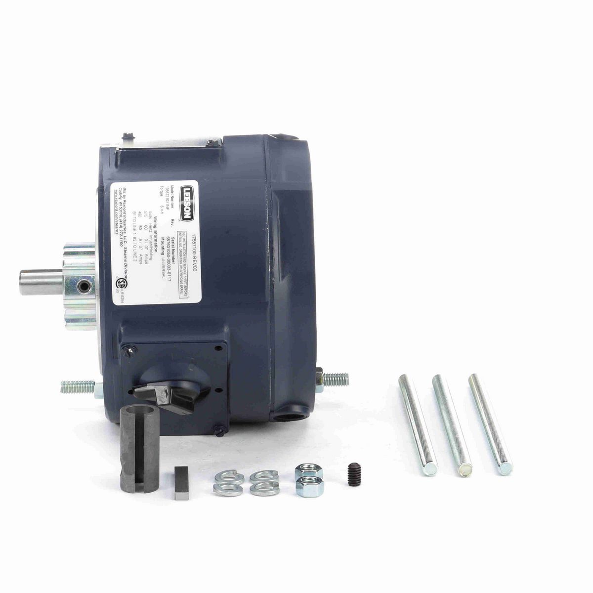 LEESON 6 LB-FT COUPLER BRAKE.56C/143-5TC.NEMA2/IP23.575V.1PH.ALUMINUM - 175571.00