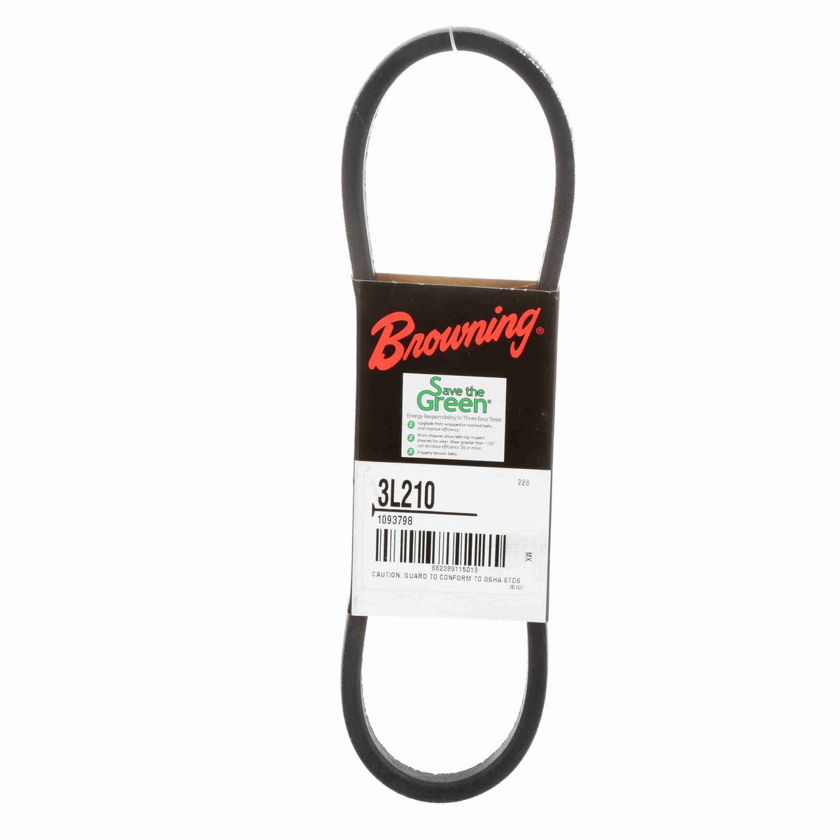 Browning Rubber FHP Belt - 3L210