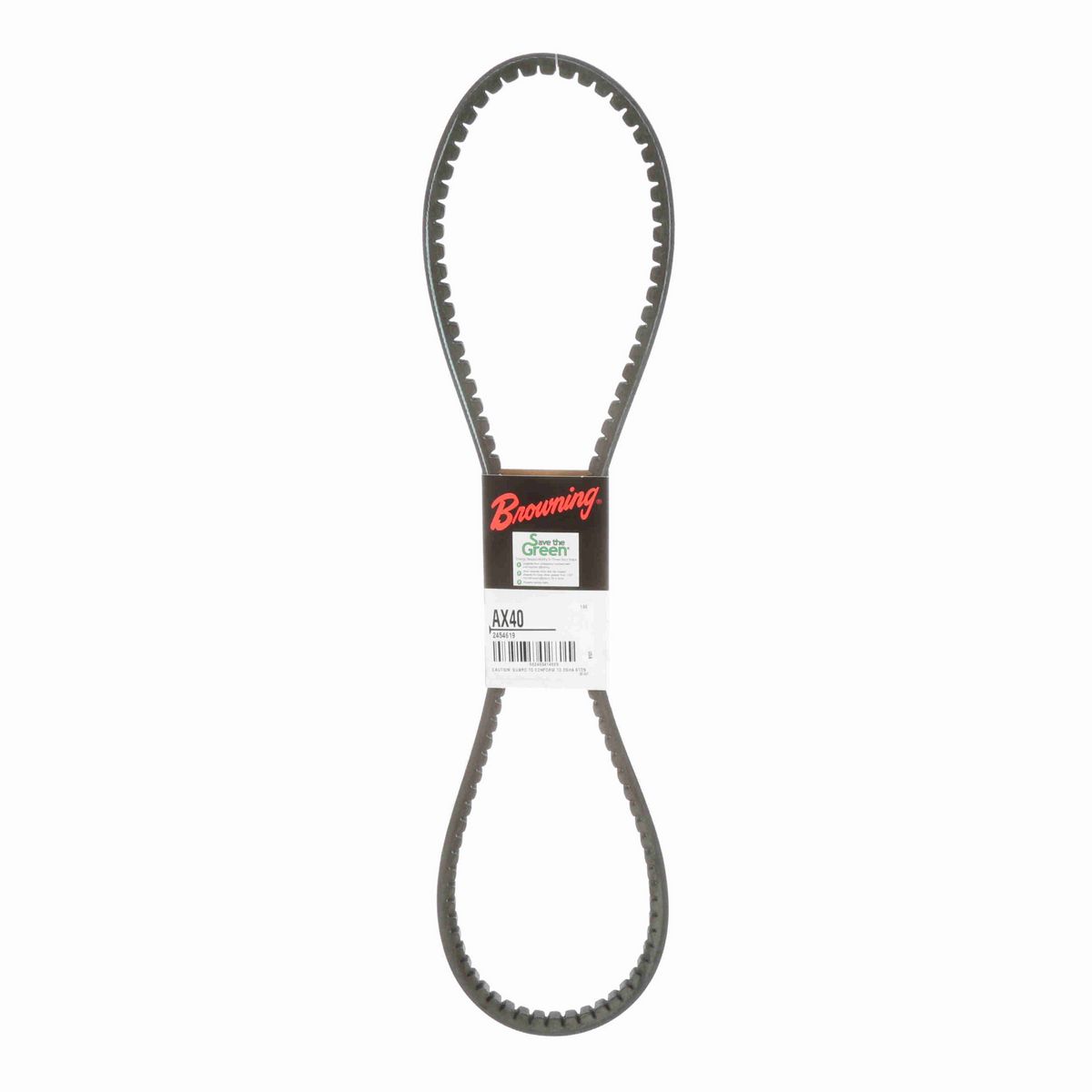 Browning EPDM Notched Belt 98% Efficient - AX40