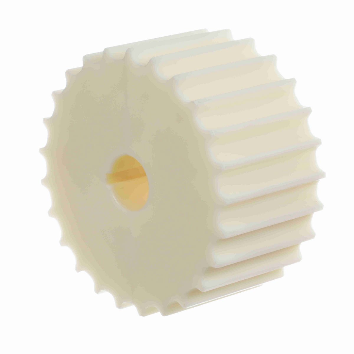 System Plast 800 Series Split Machined Sprocket with 25 Teeth, a 1-1/4in Round Shaft-Ready Bore and Setscrew - 800-25R1.25-DMS-SS