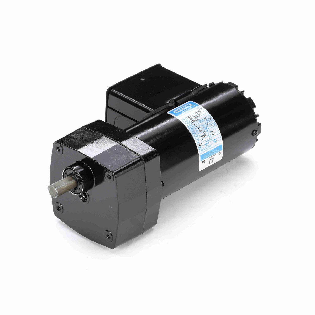 LEESON Parallel Shaft Gearmotor, 0.07 HP, 3 Ph, 60 Hz, 208-230 V, 57 RPM, 31 Frame, TENV - M1125283.00