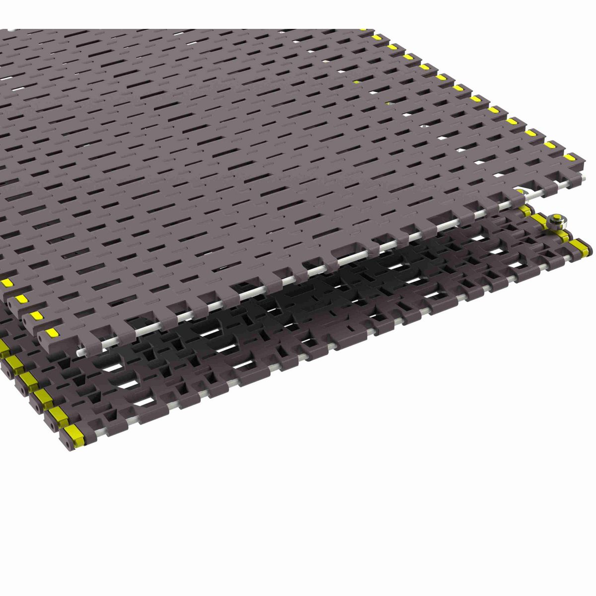 Rexnord 7956B Side-flexing Flush Grid, Material: Brown High Performance, Width: 24in, Pitch: 1.25in - 81450531