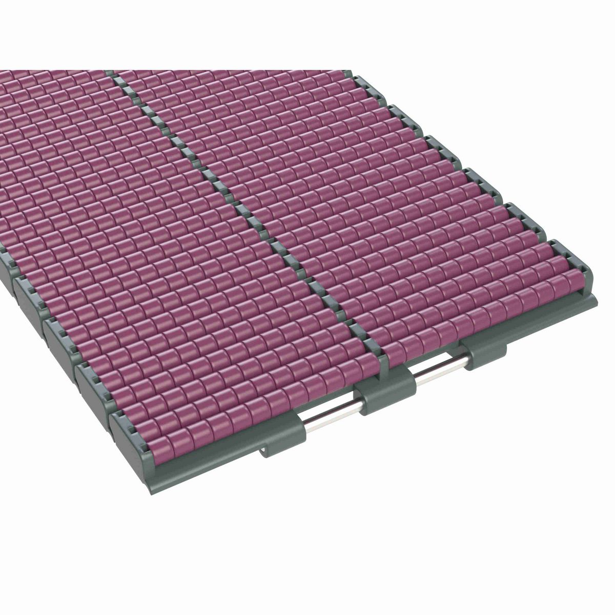 Rexnord SWH LBP Straight Running Low Backline Pressure, Material: Internally Lubricated Polyacetal (Grey), Width: 12in, Pitch: 1.5in - 752.82.10