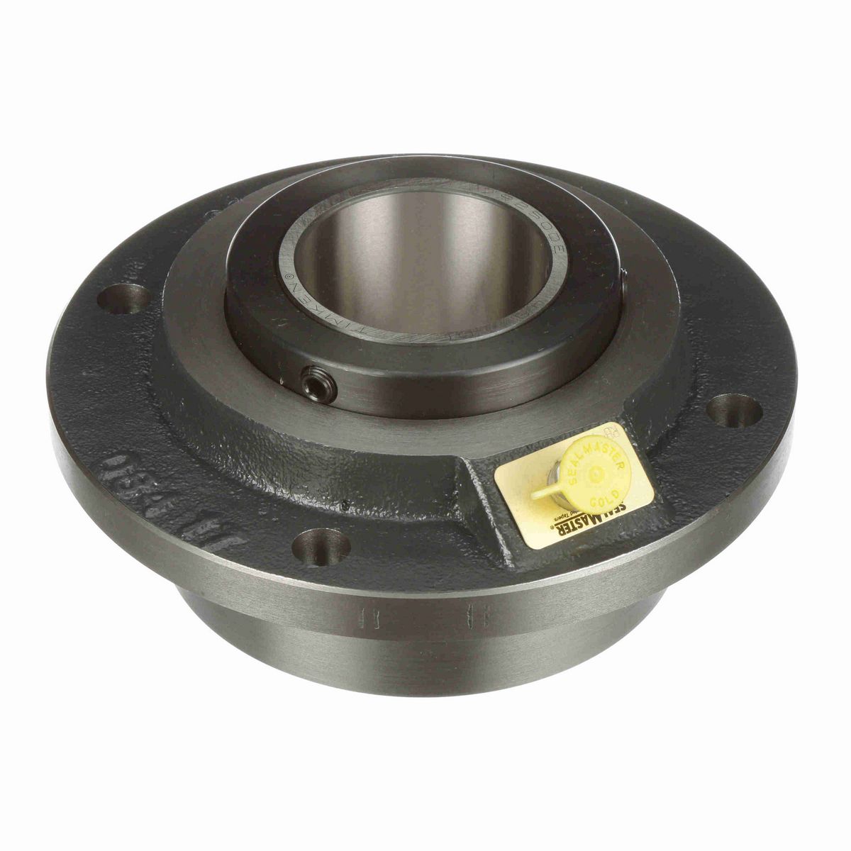 Sealmaster Mounted Cast Iron Piloted Flange Tapered Roller - 52100 Bearing Steel - Double Collar Mount Lock - EFP 208