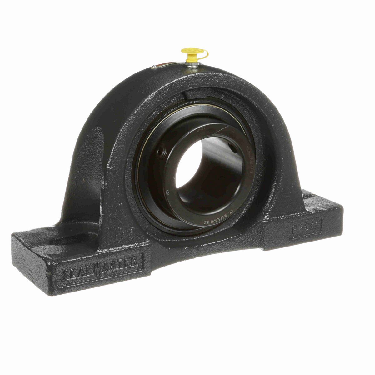 Sealmaster Mounted Cast Iron Two Bolt Pillow Block Ball Bearing - 52100 Bearing Steel, Black Oxided - Setscrew Lock - MP-42