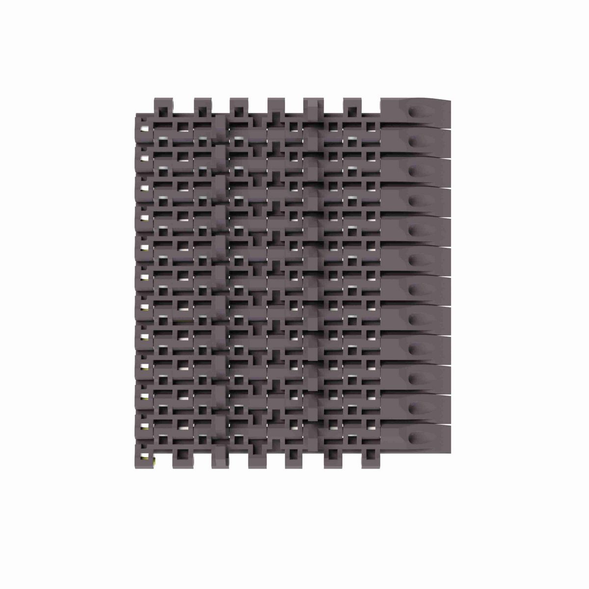 Rexnord 1505DTS Straight Running DTS®, Material: Brown High Performance, Width: 4.5in, Pitch: 15mm - 81413971