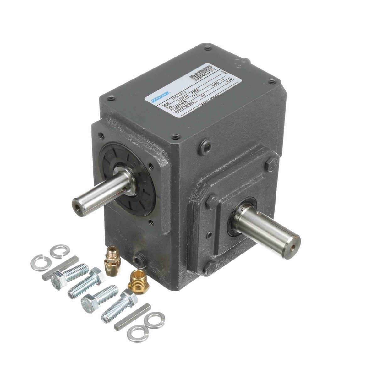 Morse Raider Plus Worm Gear Reducer Cast Iron Single-Reduction Worm Reducer - 325UR25