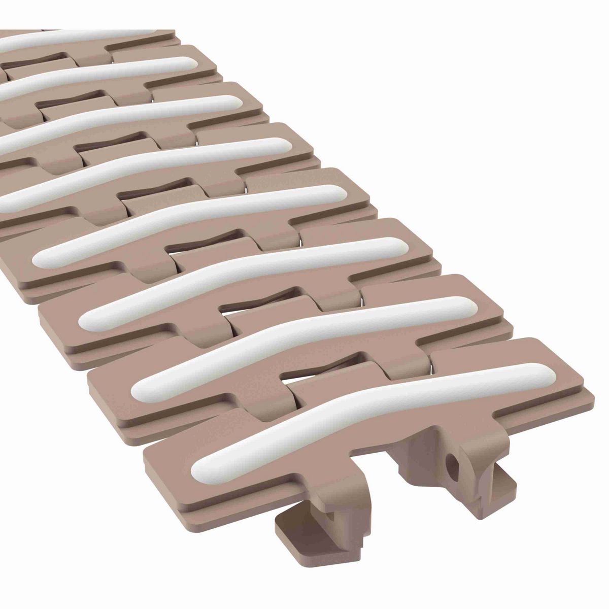 Rexnord 879TAB BO SuperGrip™ Side-flexing SuperGrip™ Tight Radius, Material: Tan Low Friction, Width: 4.5in, Pitch: 1.5in - L0879605452