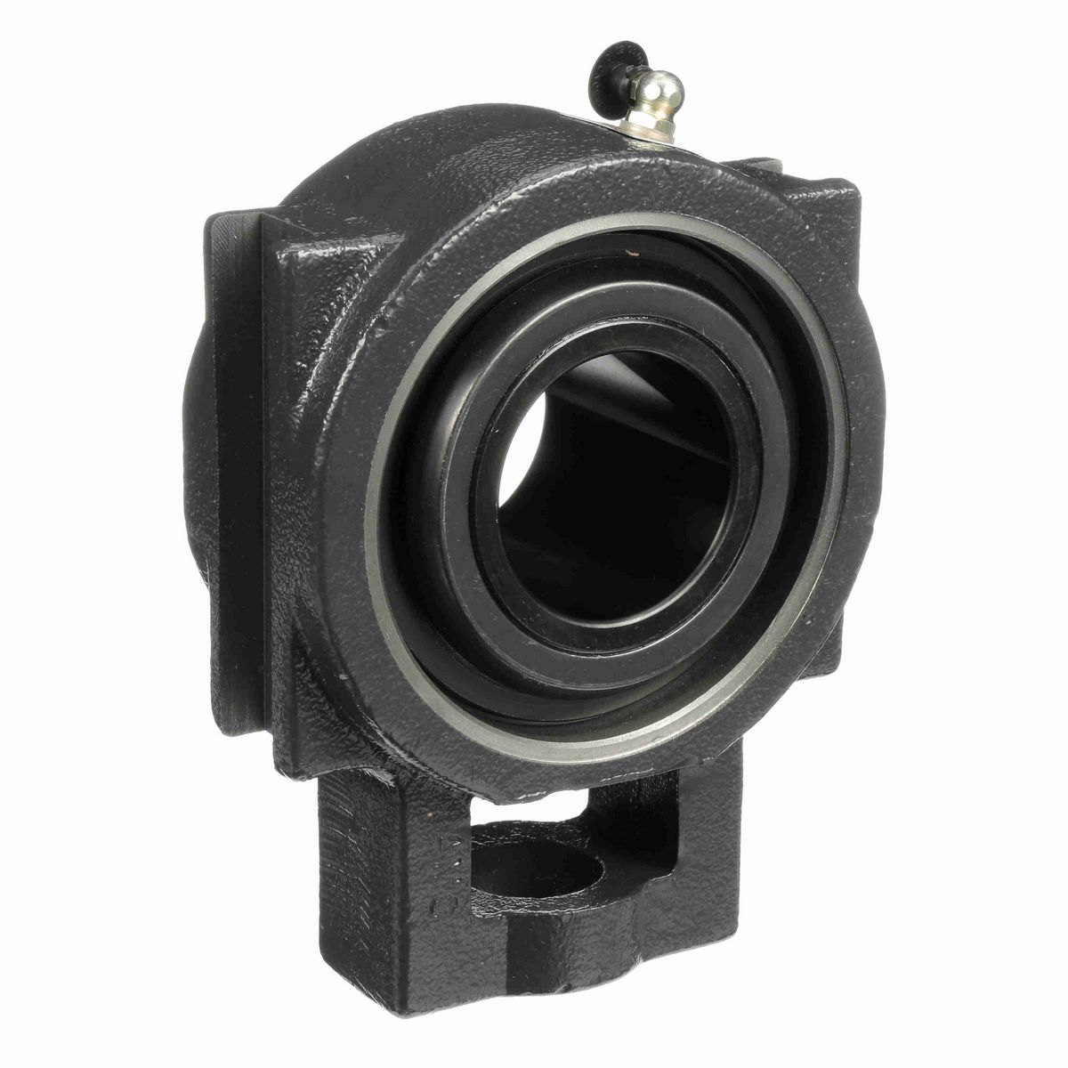 Sealmaster Mounted Cast Iron Wide Slot Take Up Spherical Roller - 52100 Bearing Steel, Black Oxided - Collar Mount Lock - USTU5000-207