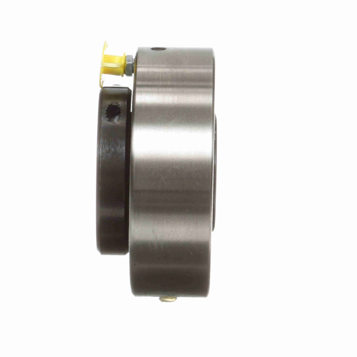 Sealmaster Mounted Cast Iron Cylindrical Cartridge Ball Bearing - 52100 Bearing Steel, Black Oxided - Concentric Lock - SC-23T