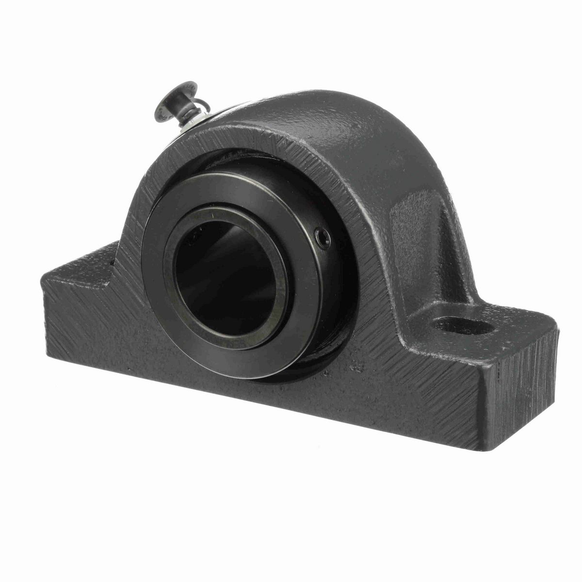 Sealmaster Mounted Cast Iron Two Bolt Pillow Block Spherical Roller - 52100 Bearing Steel, Black Oxided - Collar Mount Lock - USRB5000-108