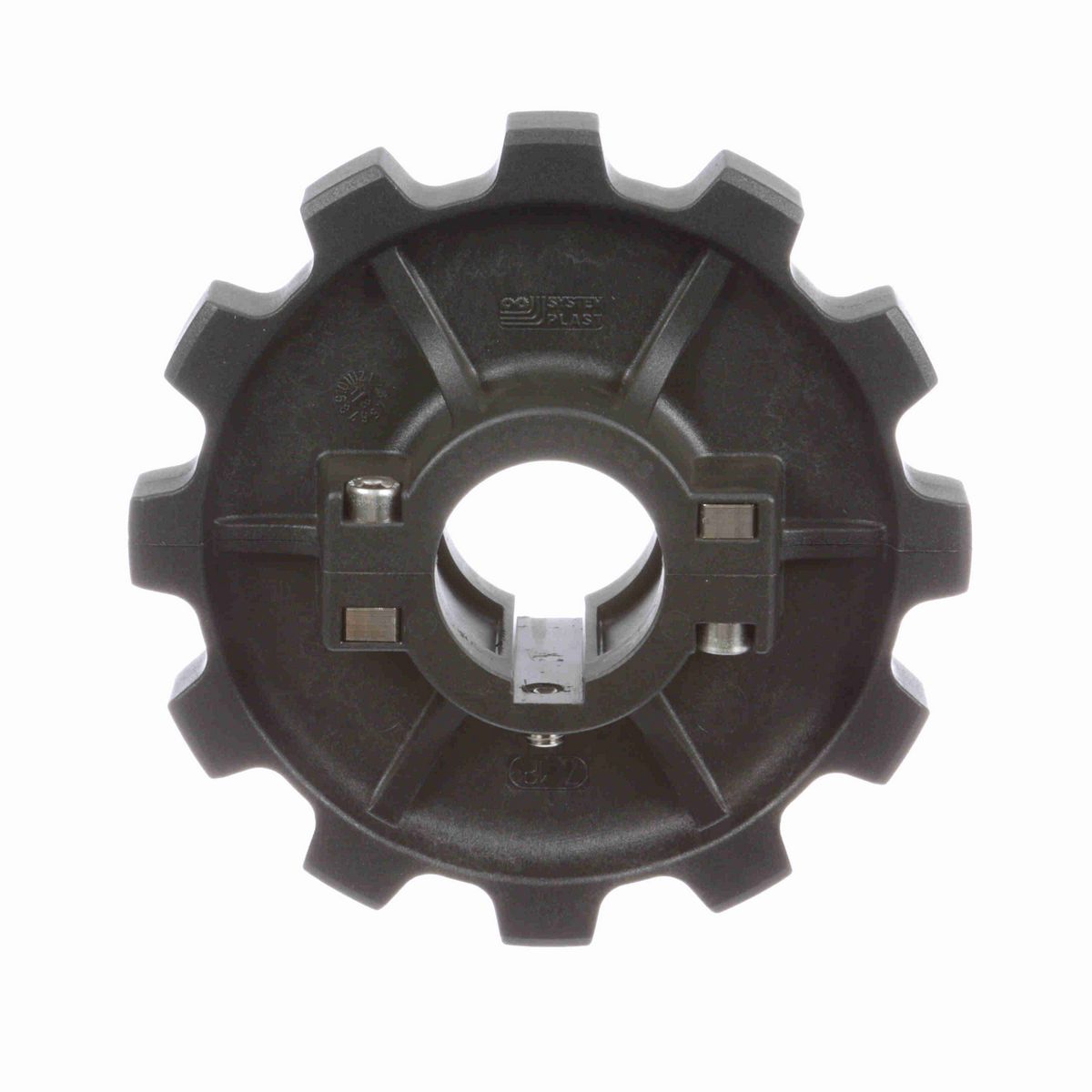 System Plast 882 Series Split Molded Sprocket with 12 Teeth and a 40mm Round Shaft-Ready Bore - 882-12R40M-DS