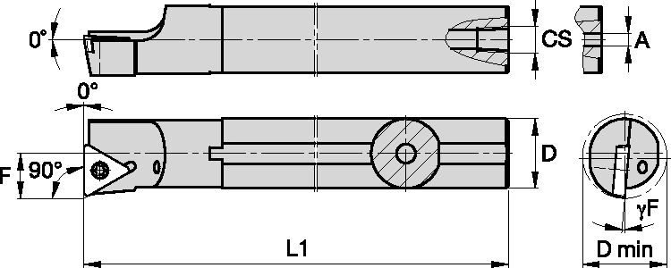 Screw-On Inserts Kennametal A-STFP 0° [1094656]