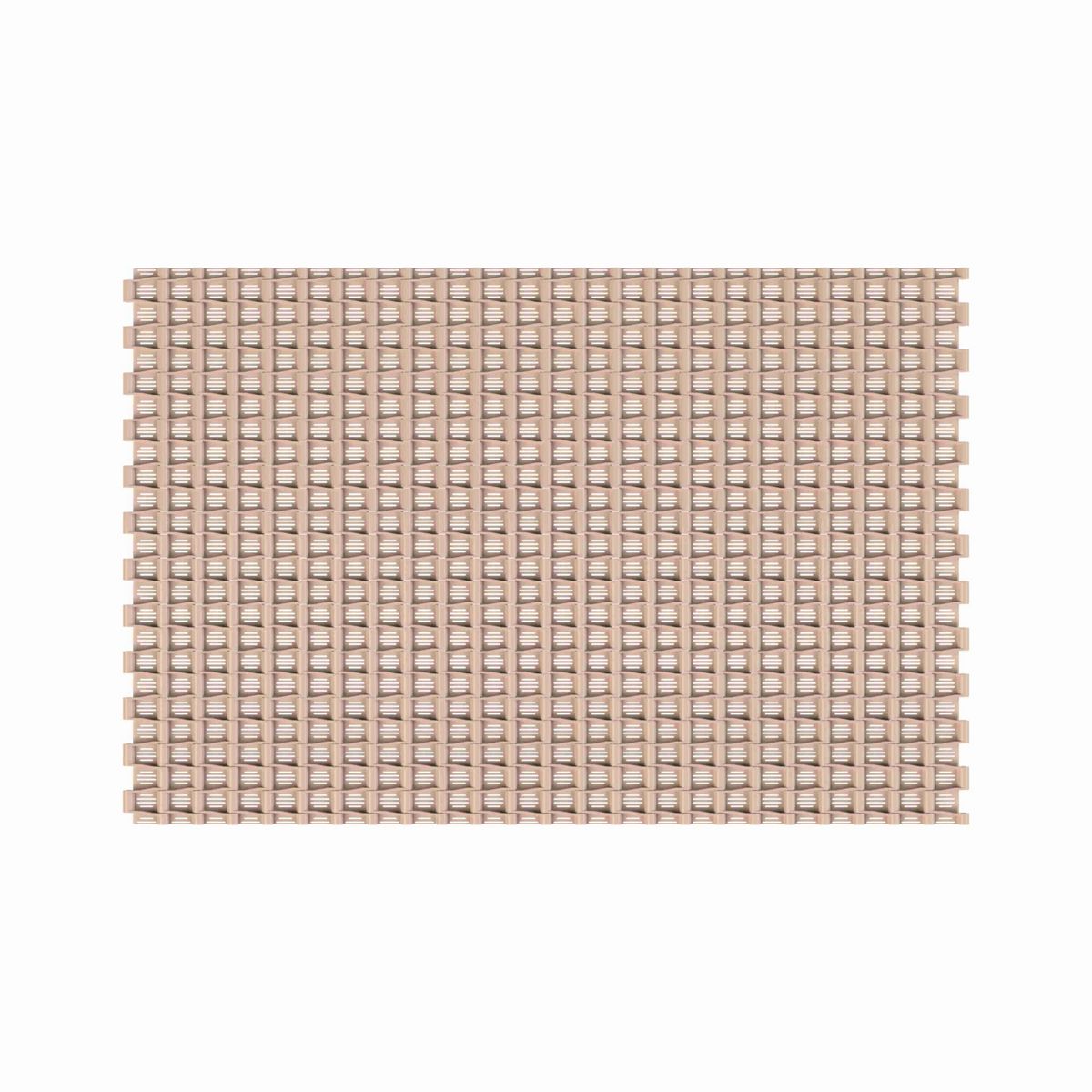 Rexnord 4706 Straight Running Flush Grid, Material: Tan Low Friction, Width: 24in, Pitch: 1.5in - LF4706-24