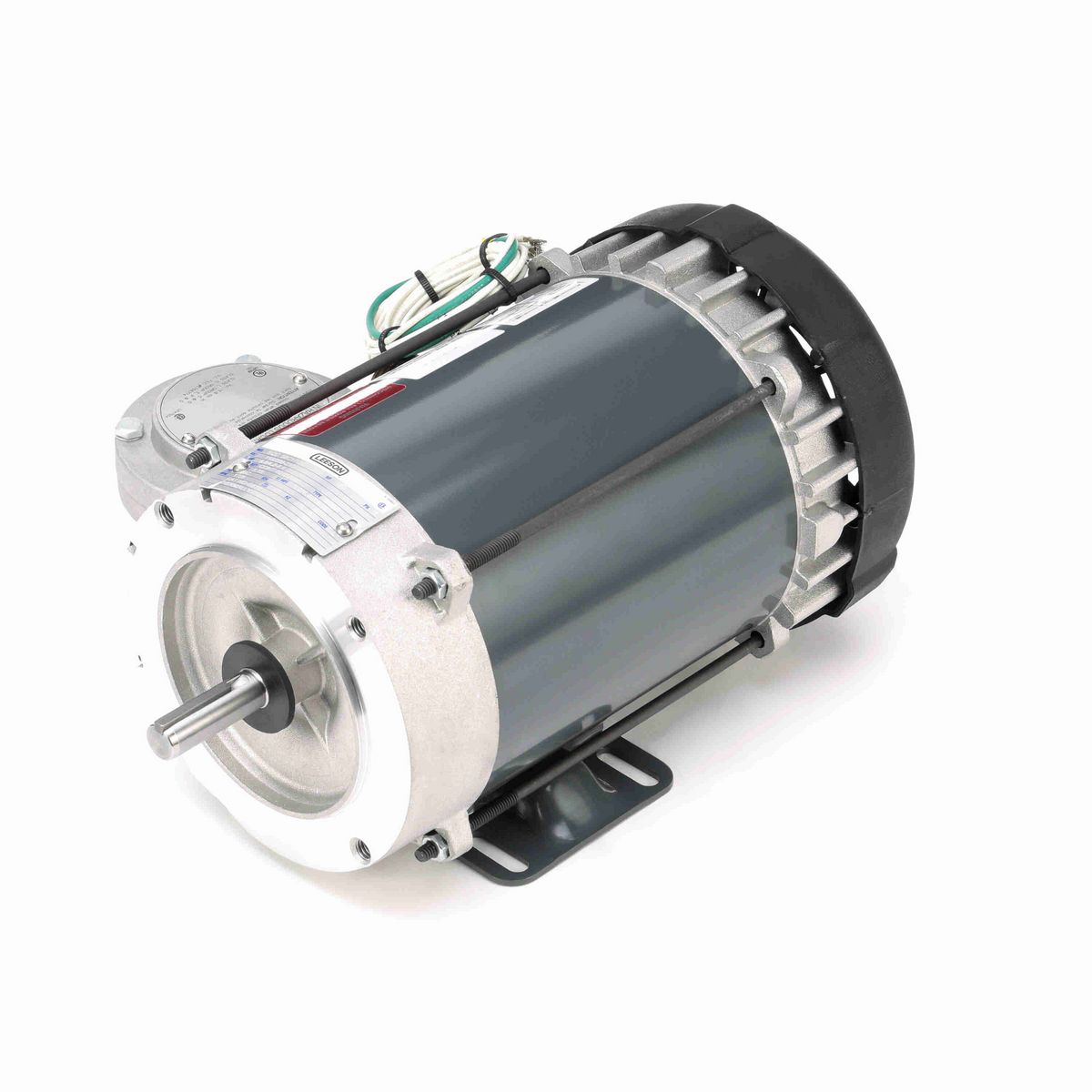 LEESON Explosion Proof Motor, 0.50 HP, 1 Ph, 60 Hz, 115/230 V, 1800 RPM, 56C Frame, EPFC - G872