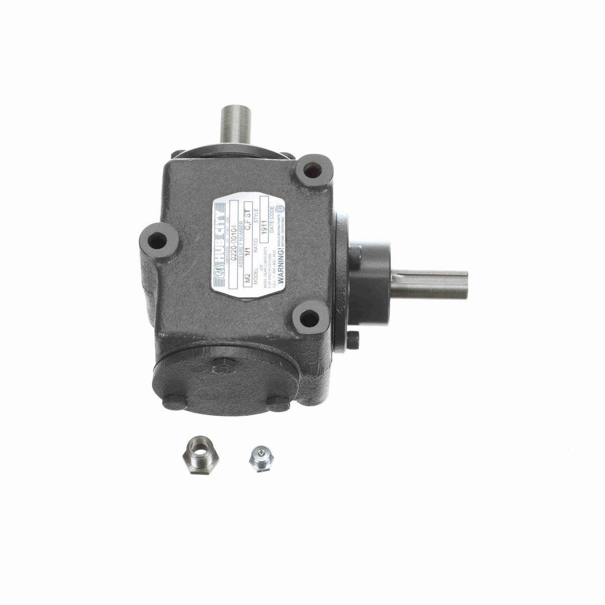 Hub City Bevel Gear Drives Cast Iron Bevel Reducer - M2 1/1 C,F ST