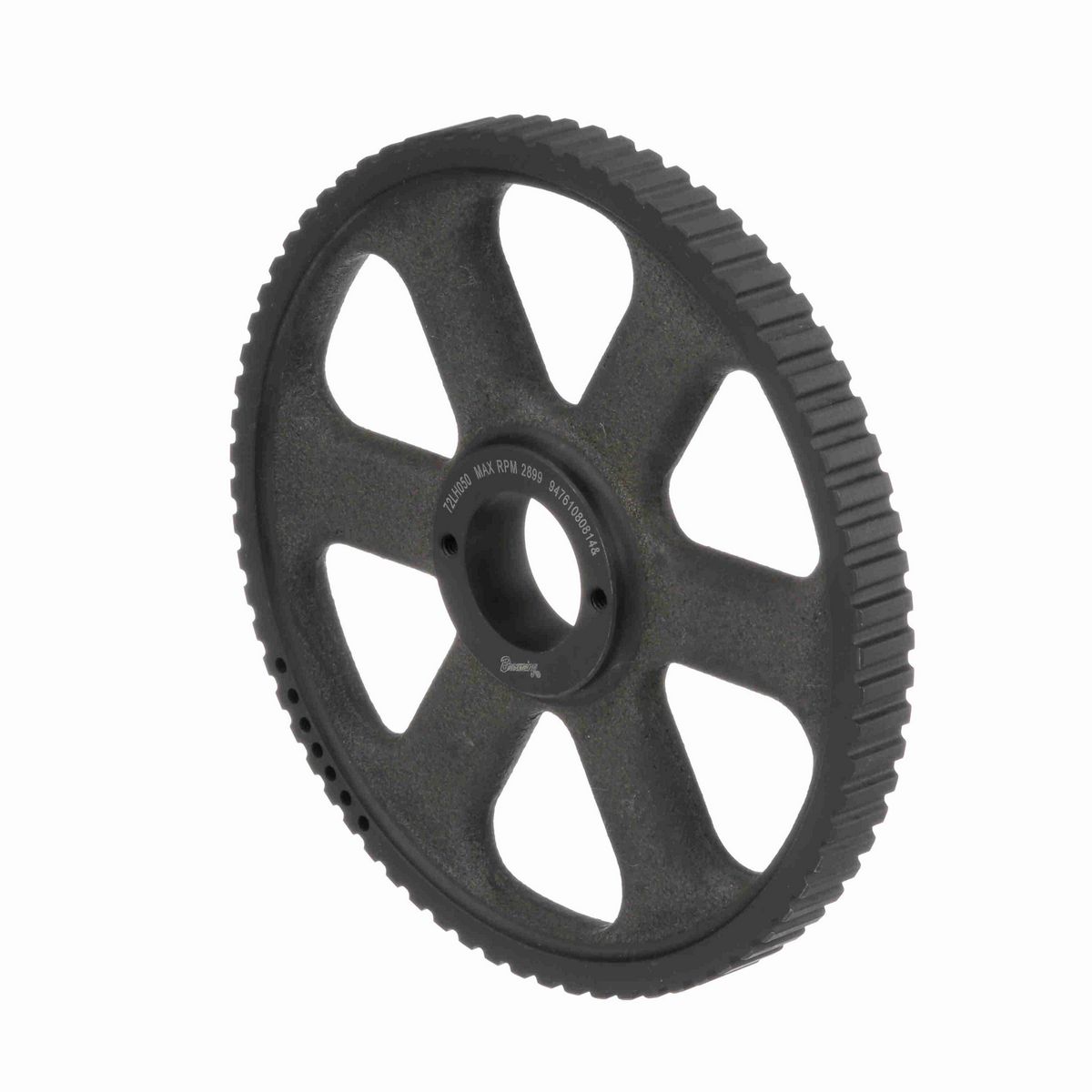 Browning Steel Bushed Bore Gearbelt Pulley - 72LH050