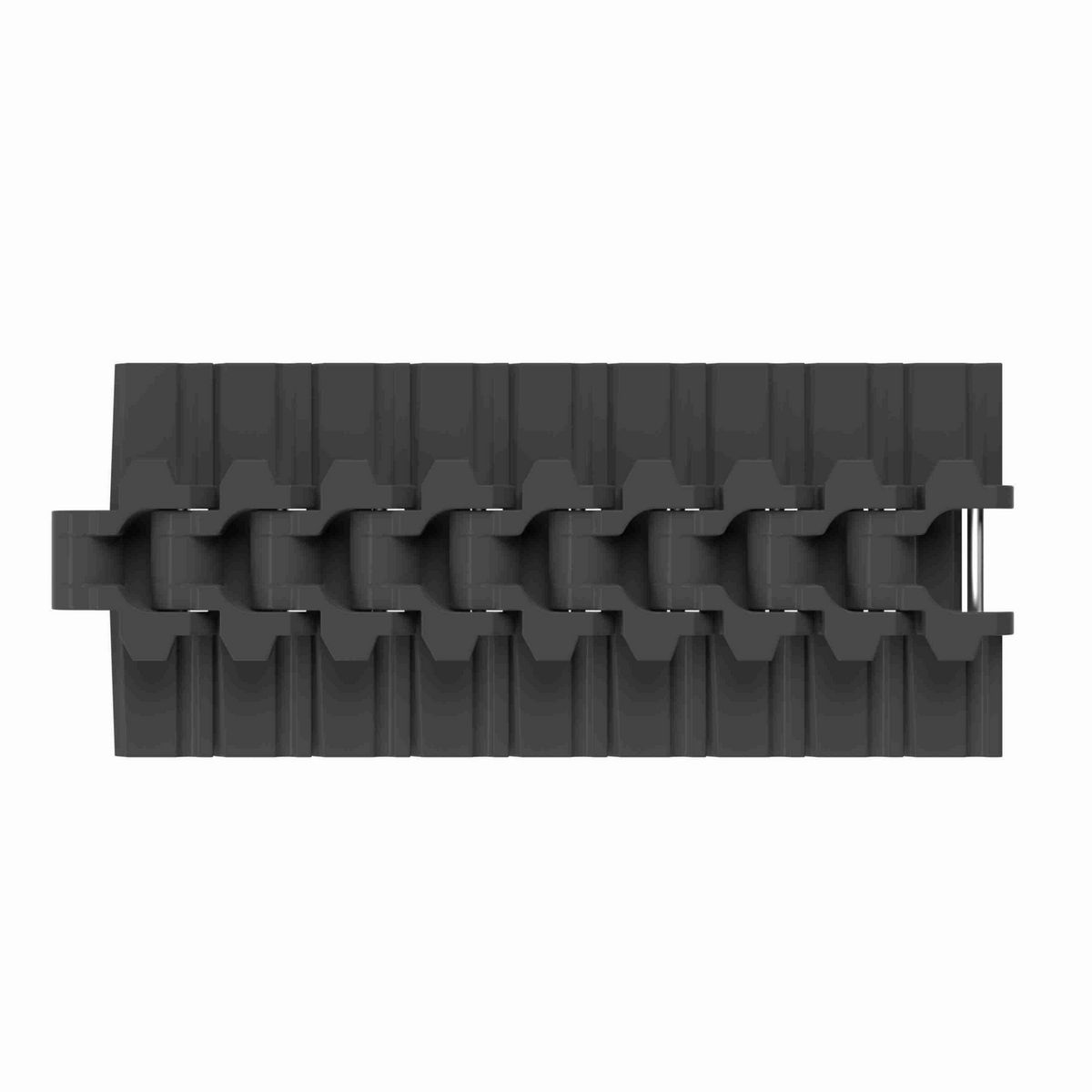 Rexnord 882TAB Side-flexing , Material: Black Cut Resistant, Width: 6in, Pitch: 1.5in - 10198755