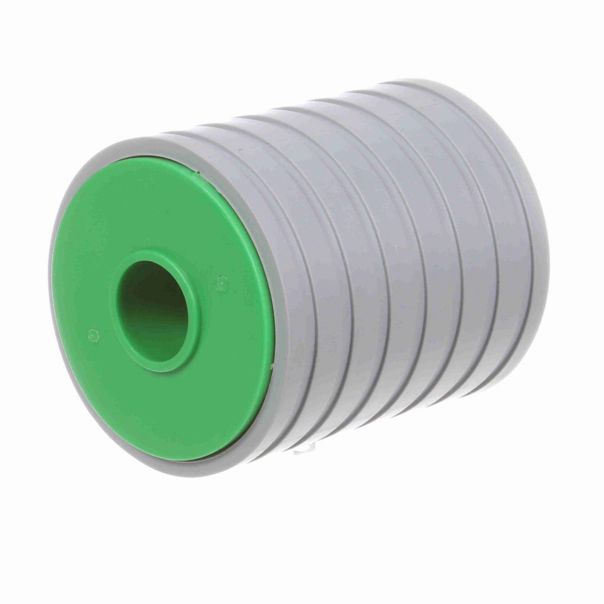 System Plast Return Roller with Rubber; OD: 67-mm, Shaft Dia: 20-mm, Length: 82.5-mm, Color: Green - RR-67B20ML83-PEG