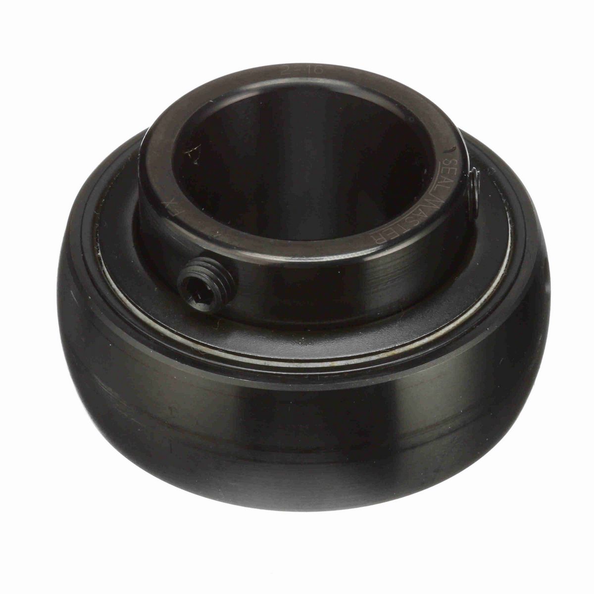 Sealmaster Mounted Insert Only Ball Bearing - 52100 Bearing Steel, Black Oxided - Setscrew Lock - 2-16
