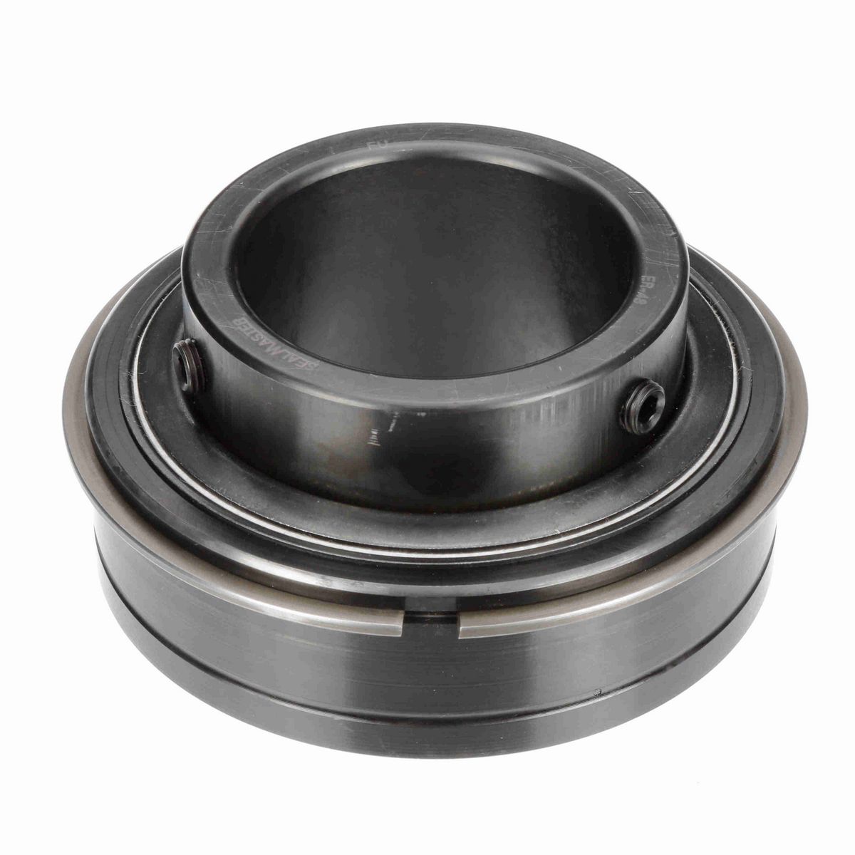 Sealmaster Mounted Insert Only Ball Bearing - 52100 Bearing Steel, Black Oxided - Setscrew Lock - ER-48